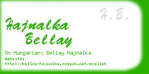 hajnalka bellay business card